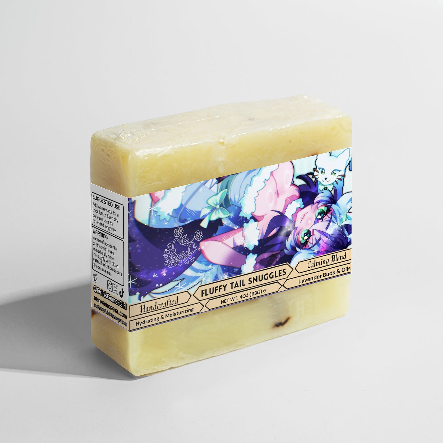 Honeybumz - Fluffy Tail Snuggles Calming Lavender Soap