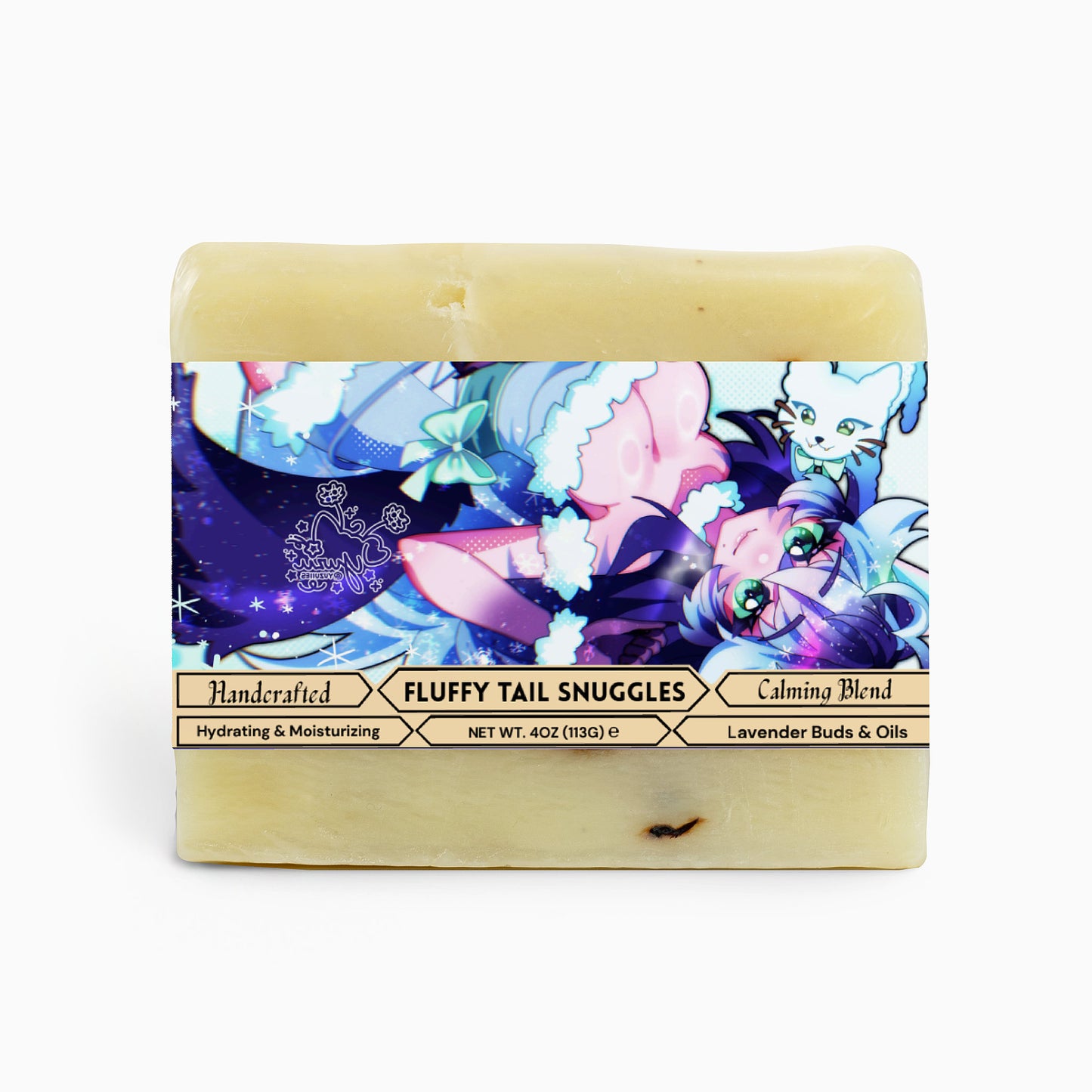 Honeybumz - Fluffy Tail Snuggles Calming Lavender Soap