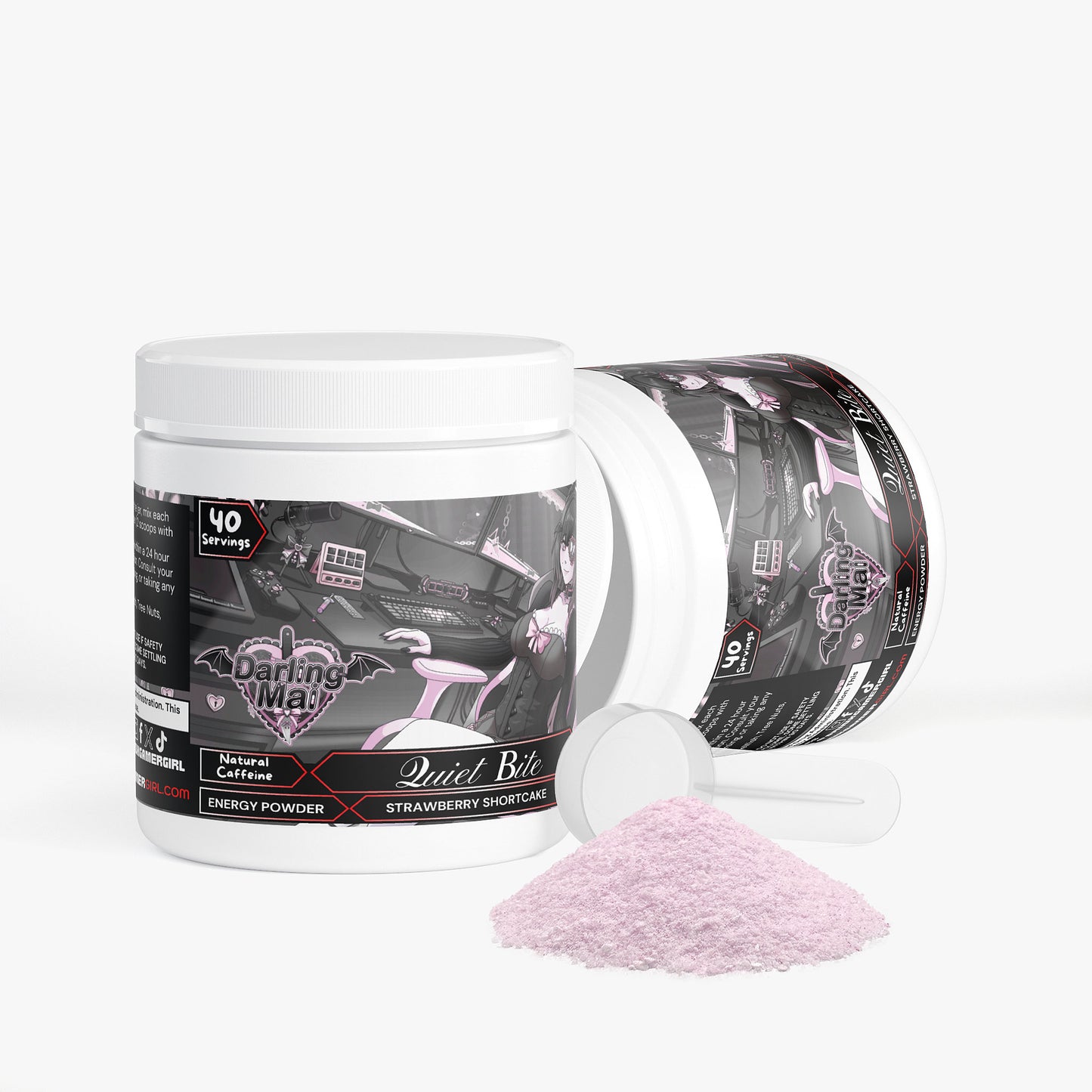 DarlingMai - 𝒬uiet 𝐵ite Energy Powder (Strawberry Shortcake)