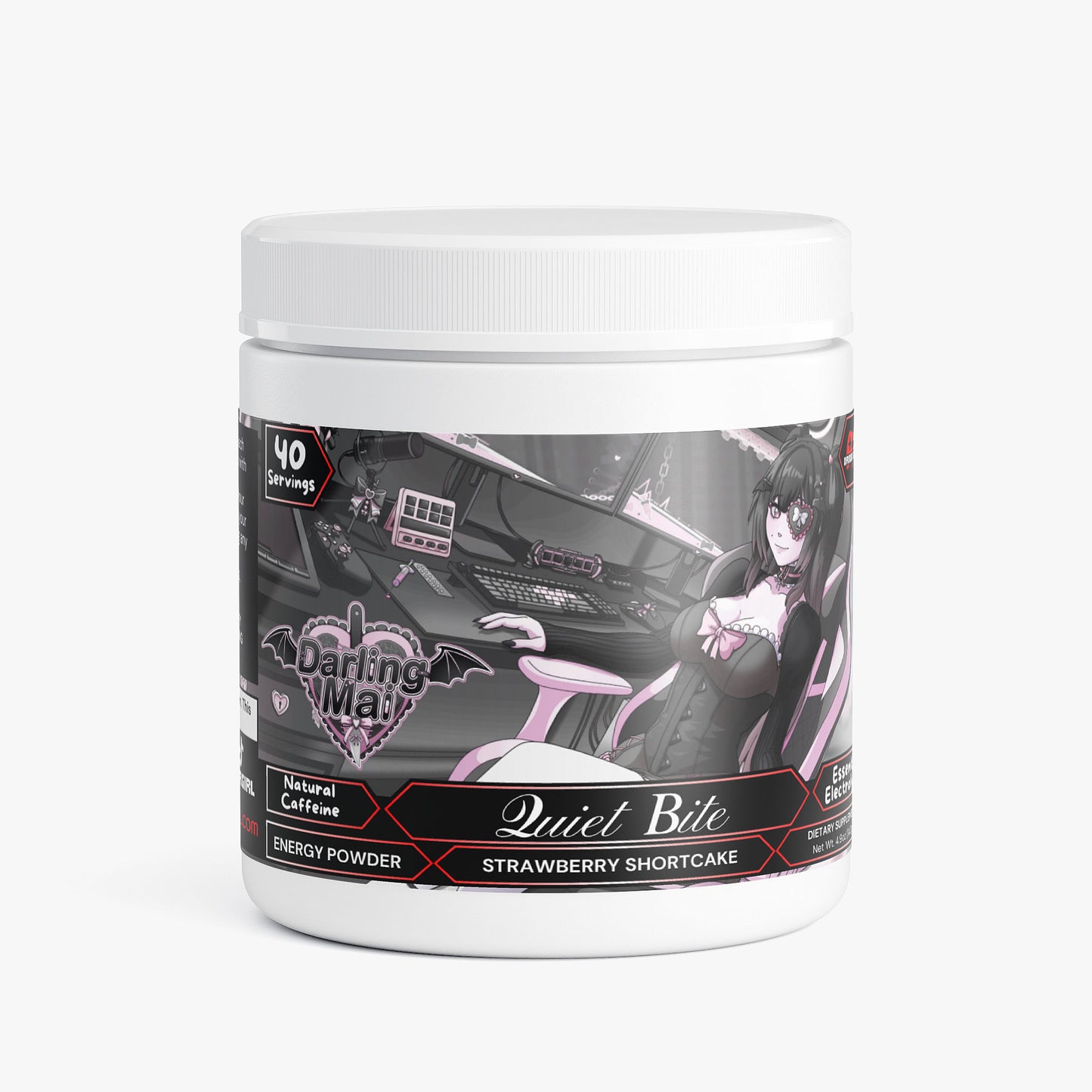 DarlingMai - 𝒬uiet 𝐵ite Energy Powder (Strawberry Shortcake)