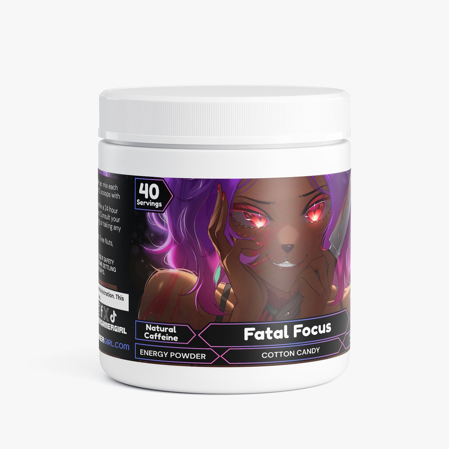 SweetBearVT - Fatal Focus Energy Powder (Cotton Candy)