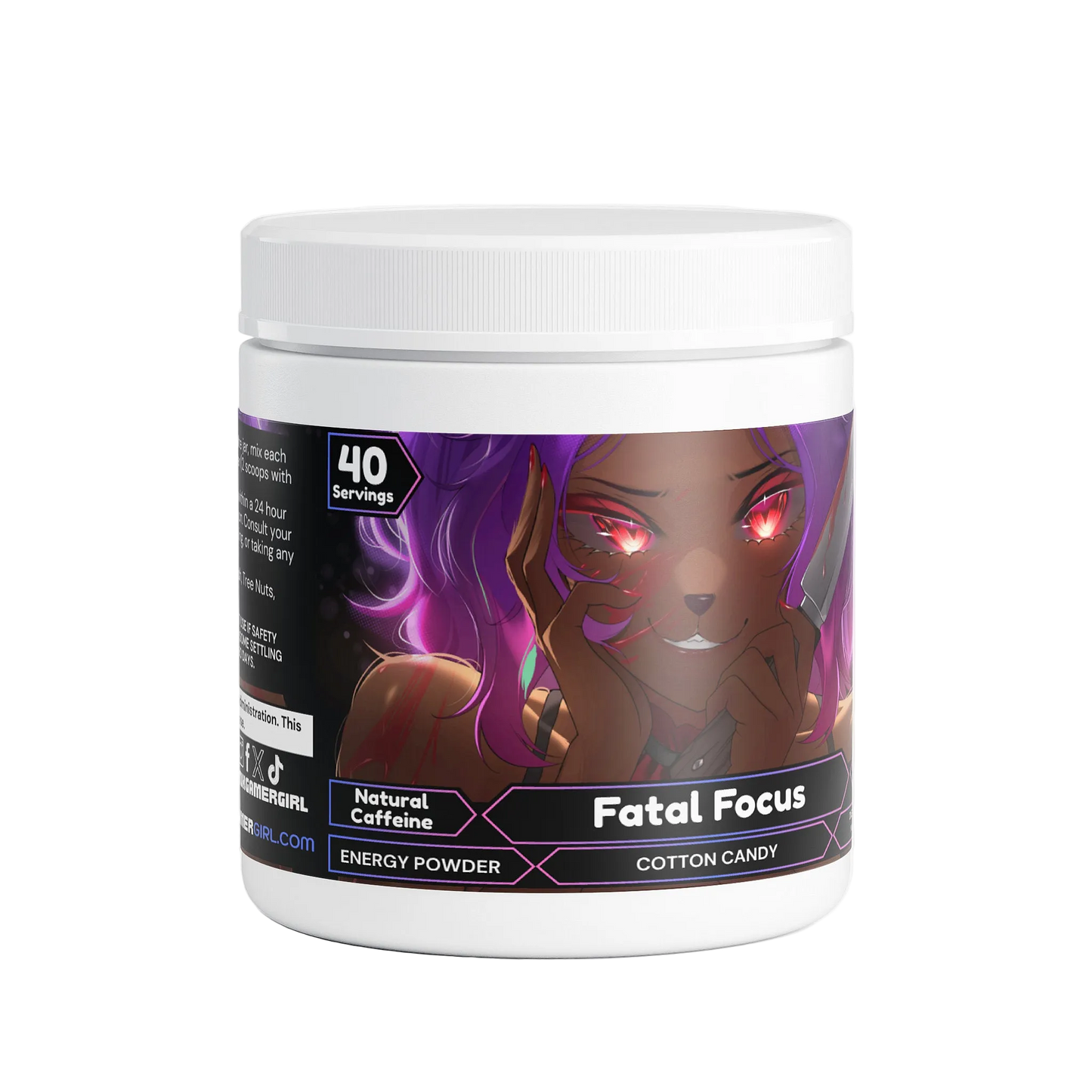 SweetBearVT - Fatal Focus Energy Powder (Cotton Candy)