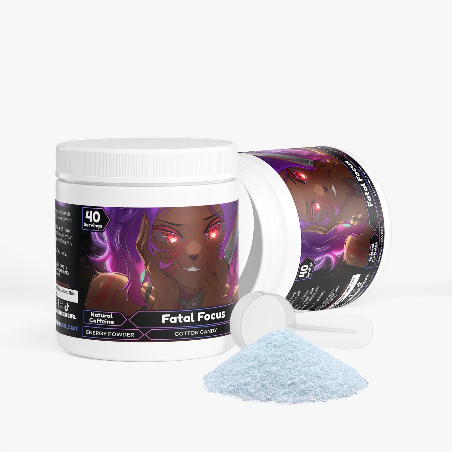SweetBearVT - Fatal Focus Energy Powder (Cotton Candy)