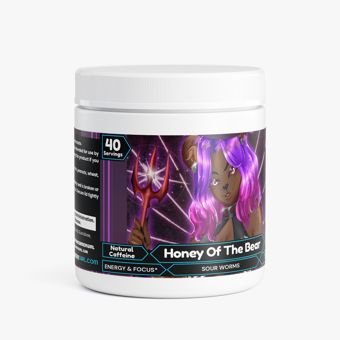 SweetBearVT - Honey Of The Bear Focus Powder (Sour Worms)