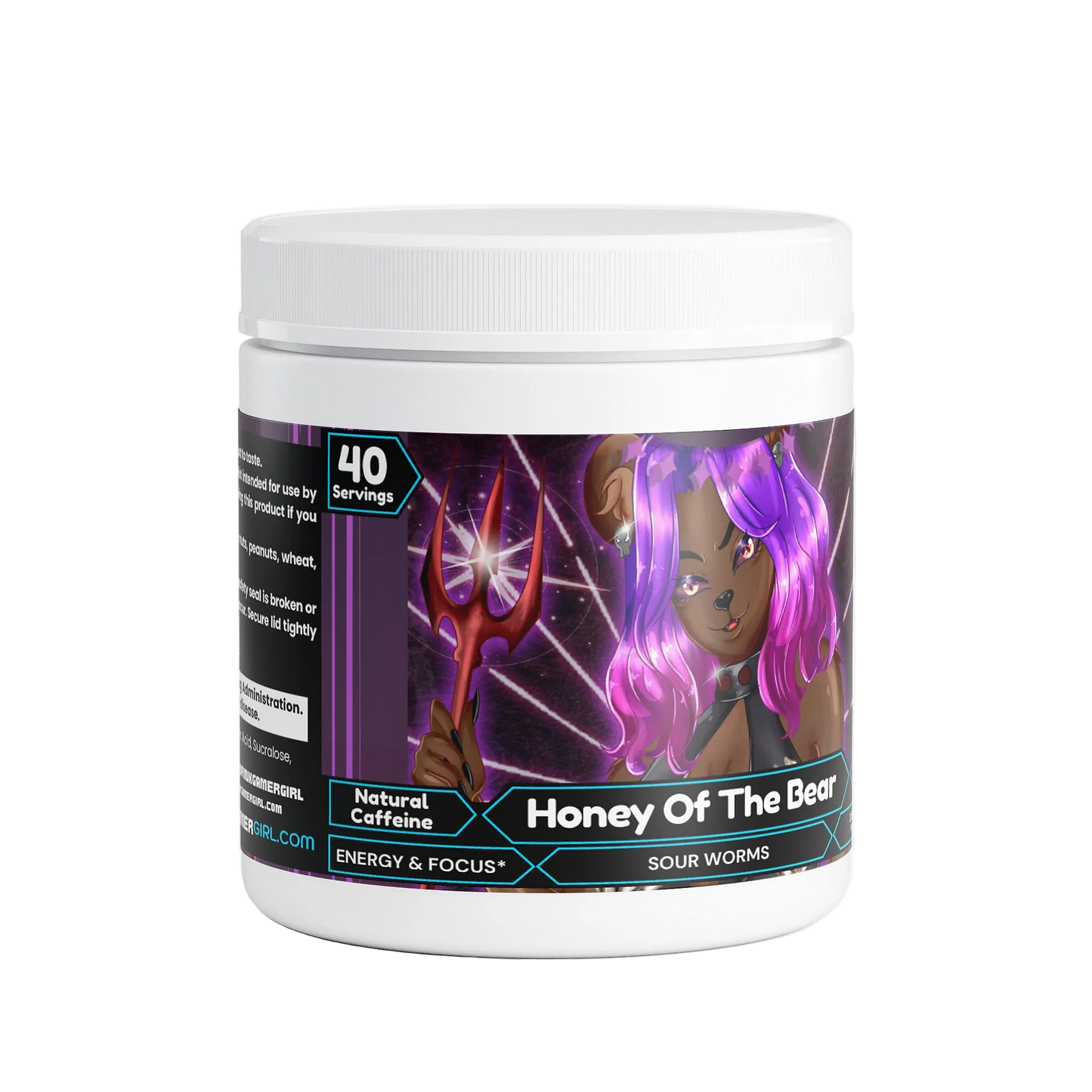 SweetBearVT - Honey Of The Bear Focus Powder (Sour Worms)