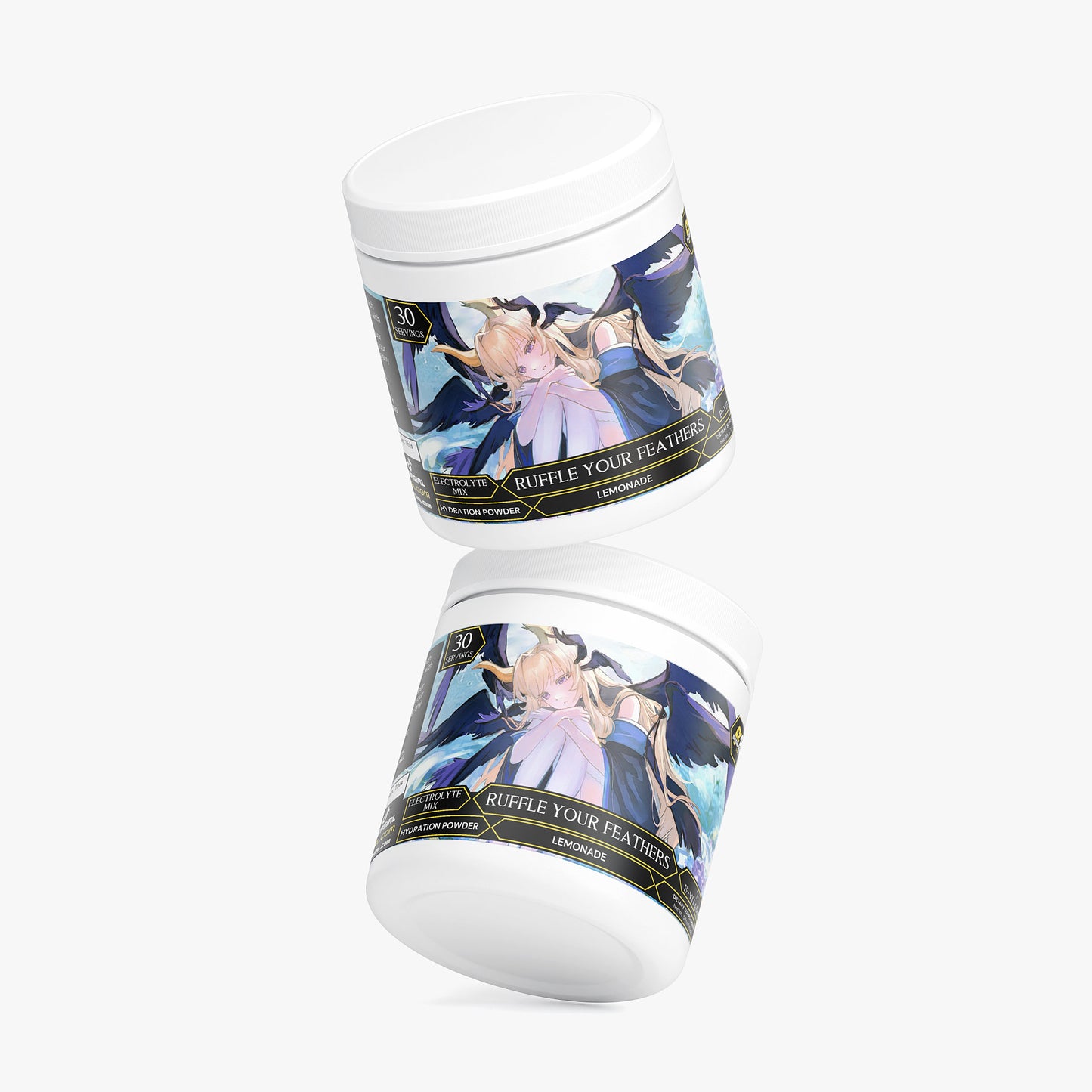 SeraphSelkie - Ruffle your Feathers Hydration Powder (Lemonade)