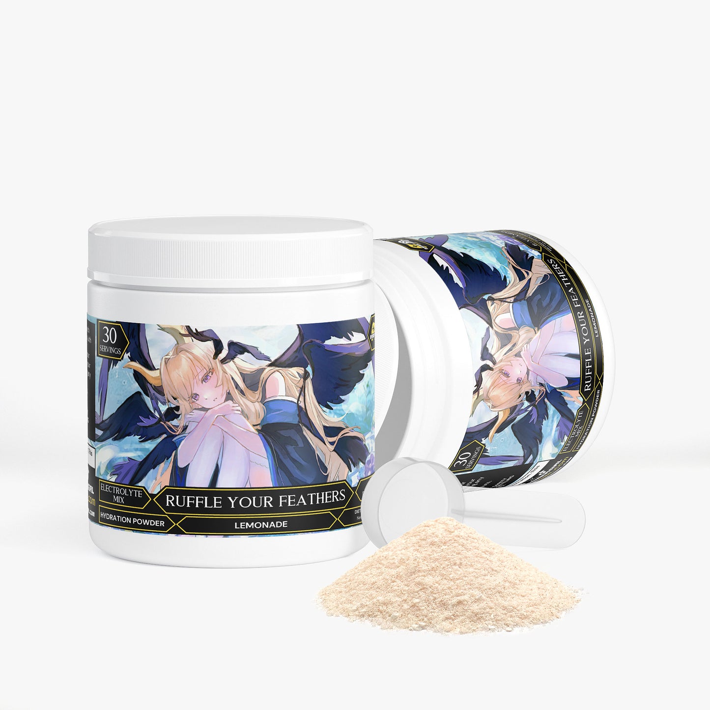 SeraphSelkie - Ruffle your Feathers Hydration Powder (Lemonade)