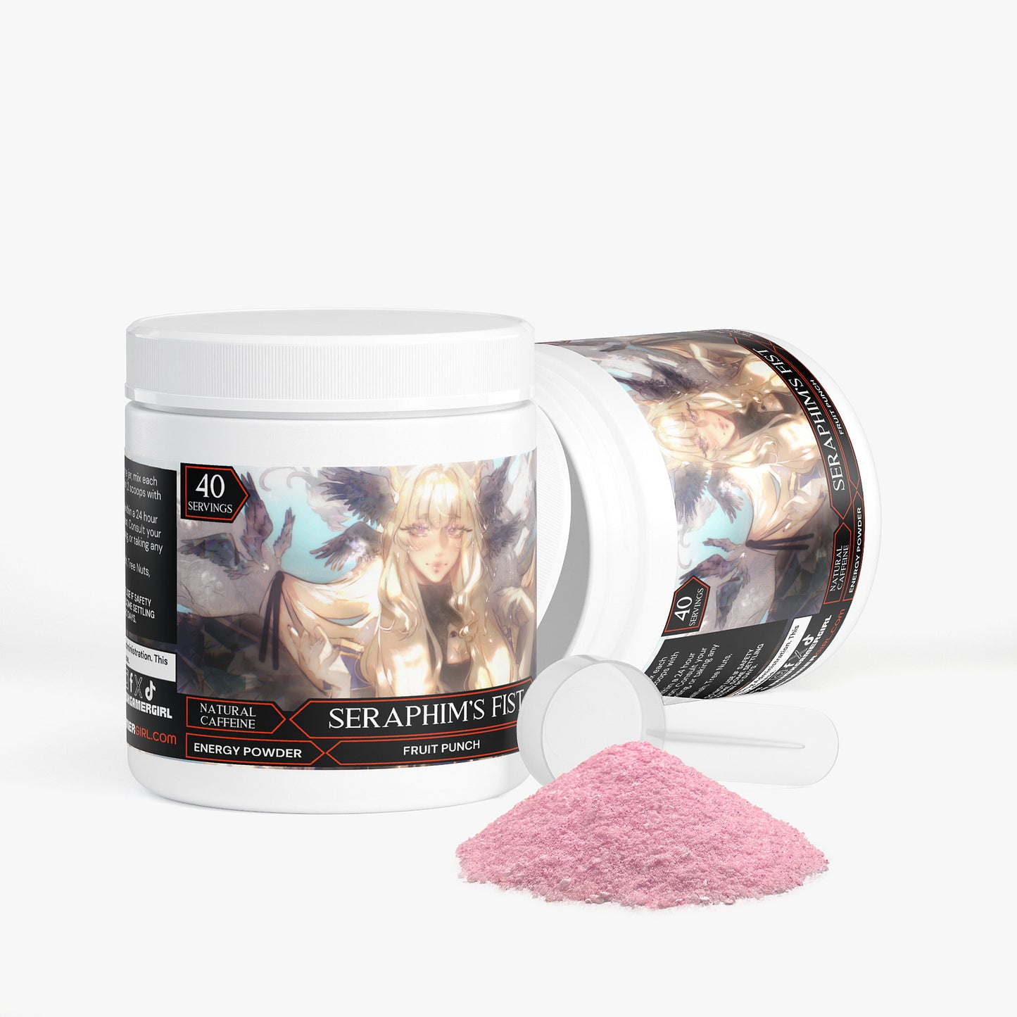 SeraphSelkie - Seraphim’s Fist Energy Powder (Fruit Punch)