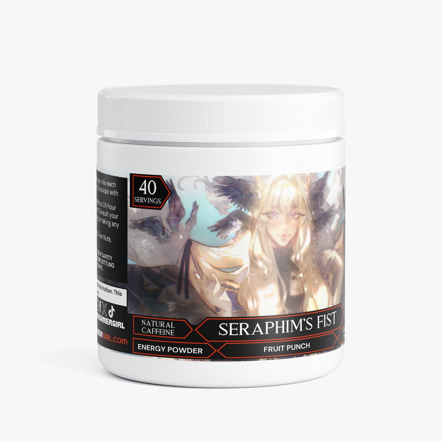 SeraphSelkie - Seraphim’s Fist Energy Powder (Fruit Punch)