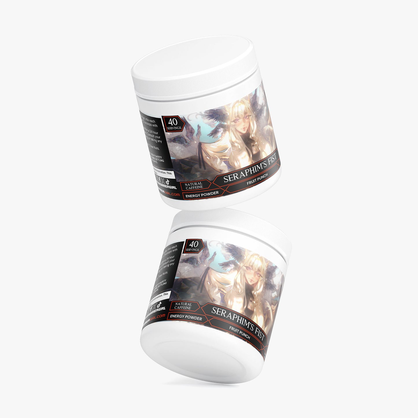 SeraphSelkie - Seraphim’s Fist Energy Powder (Fruit Punch)