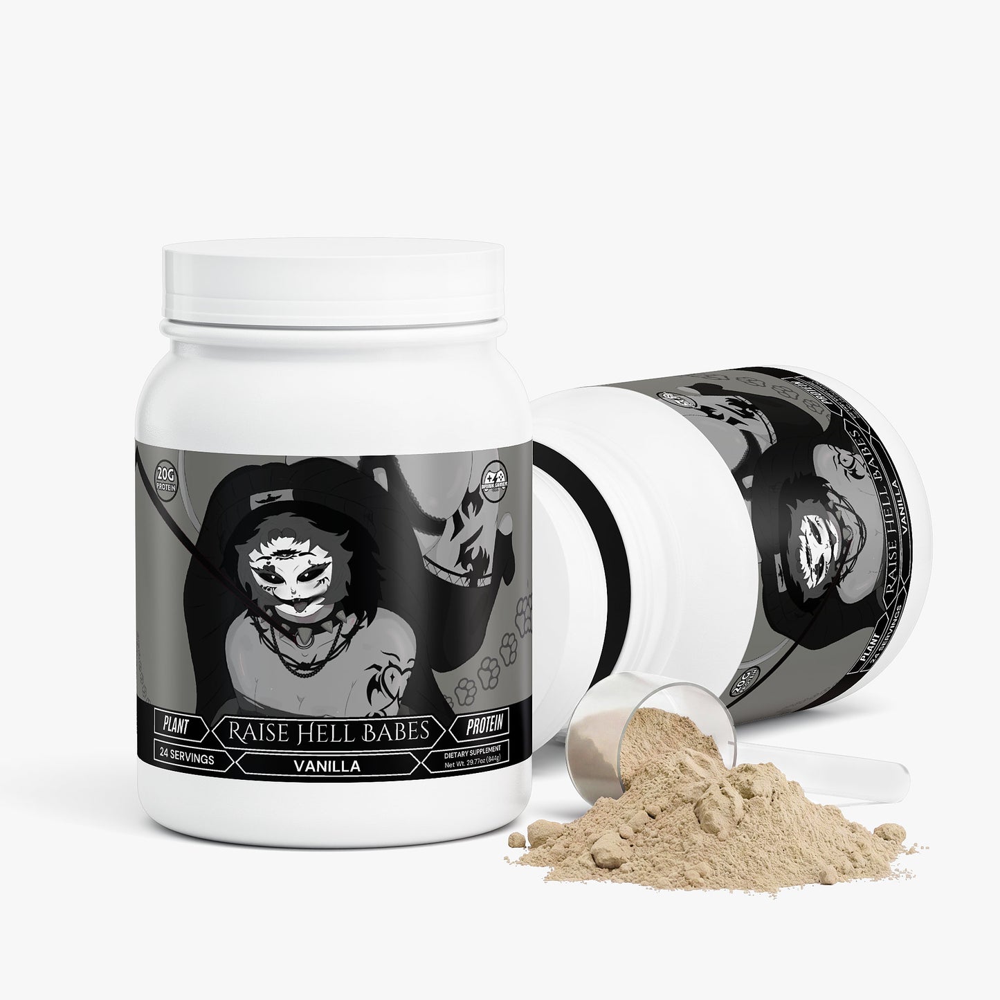 Cinereous - Raise Hell Babes Plant Protein (Vanilla)
