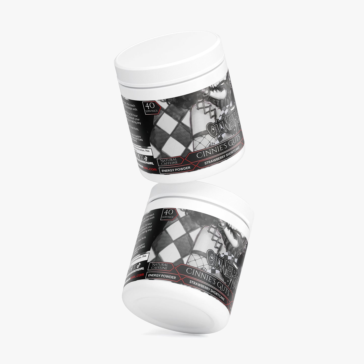 Cinereous - Cinnie's Guts Energy Powder (Strawberry Shortcake)