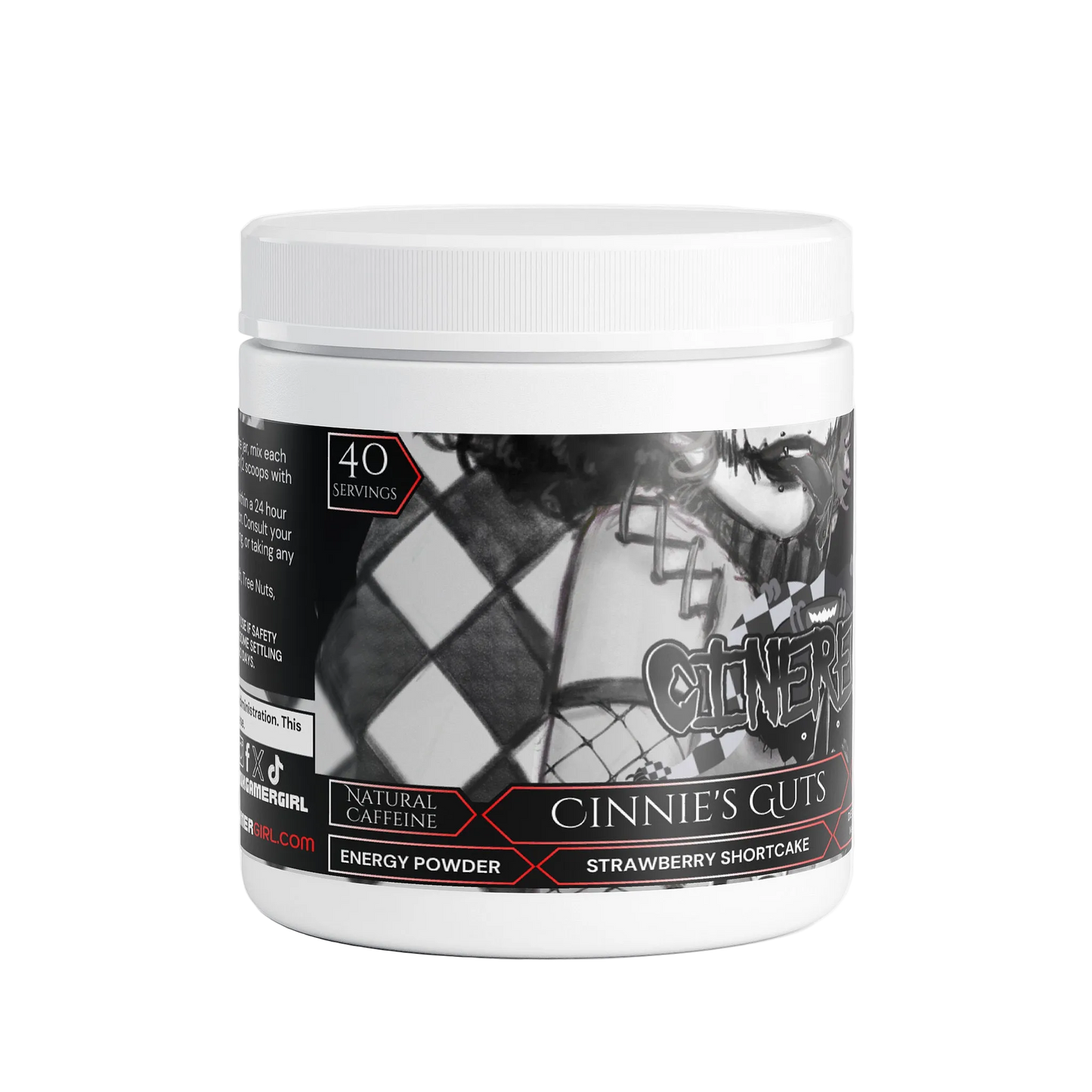 Cinereous - Cinnie's Guts Energy Powder (Strawberry Shortcake)