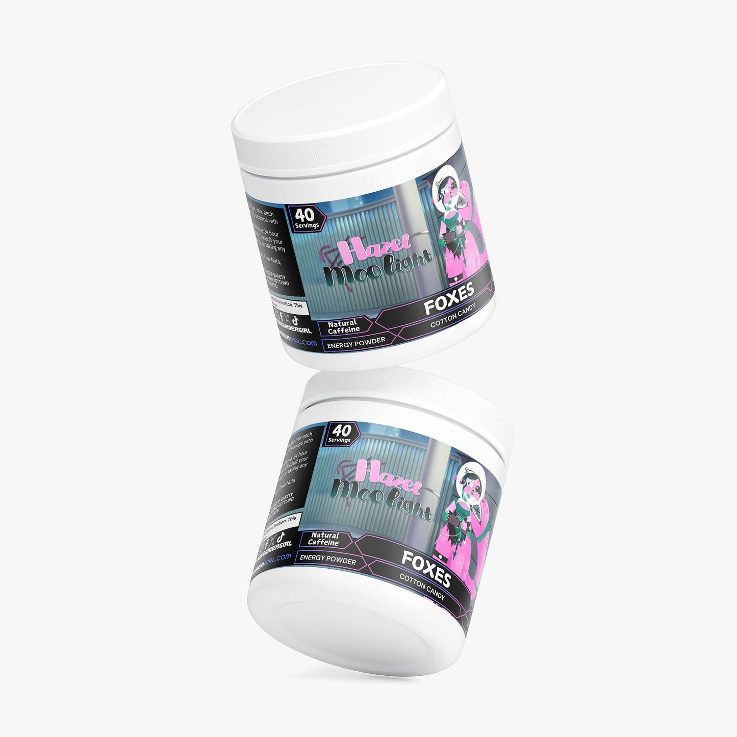 HazelMoolight - Foxes Energy Powder (Cotton Candy)