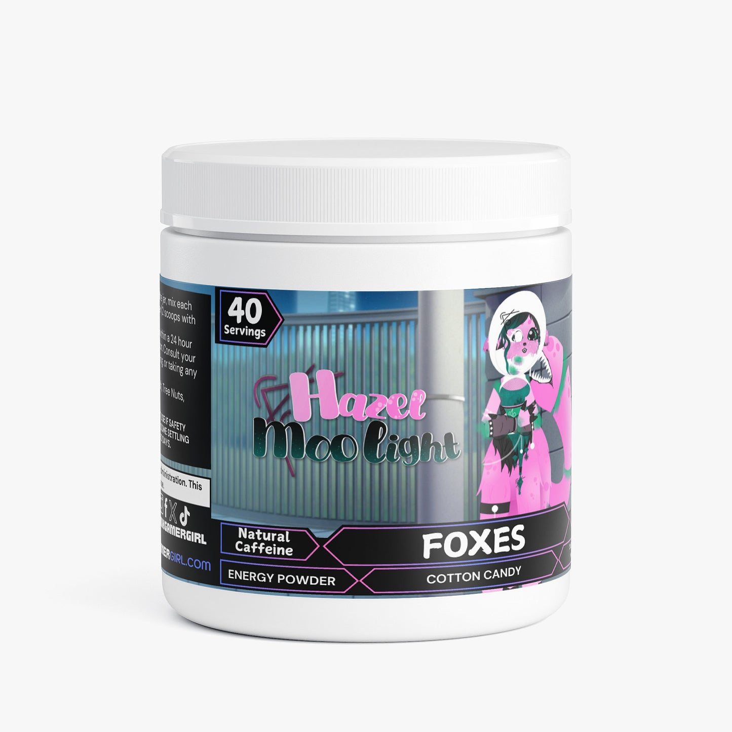 HazelMoolight - Foxes Energy Powder (Cotton Candy)