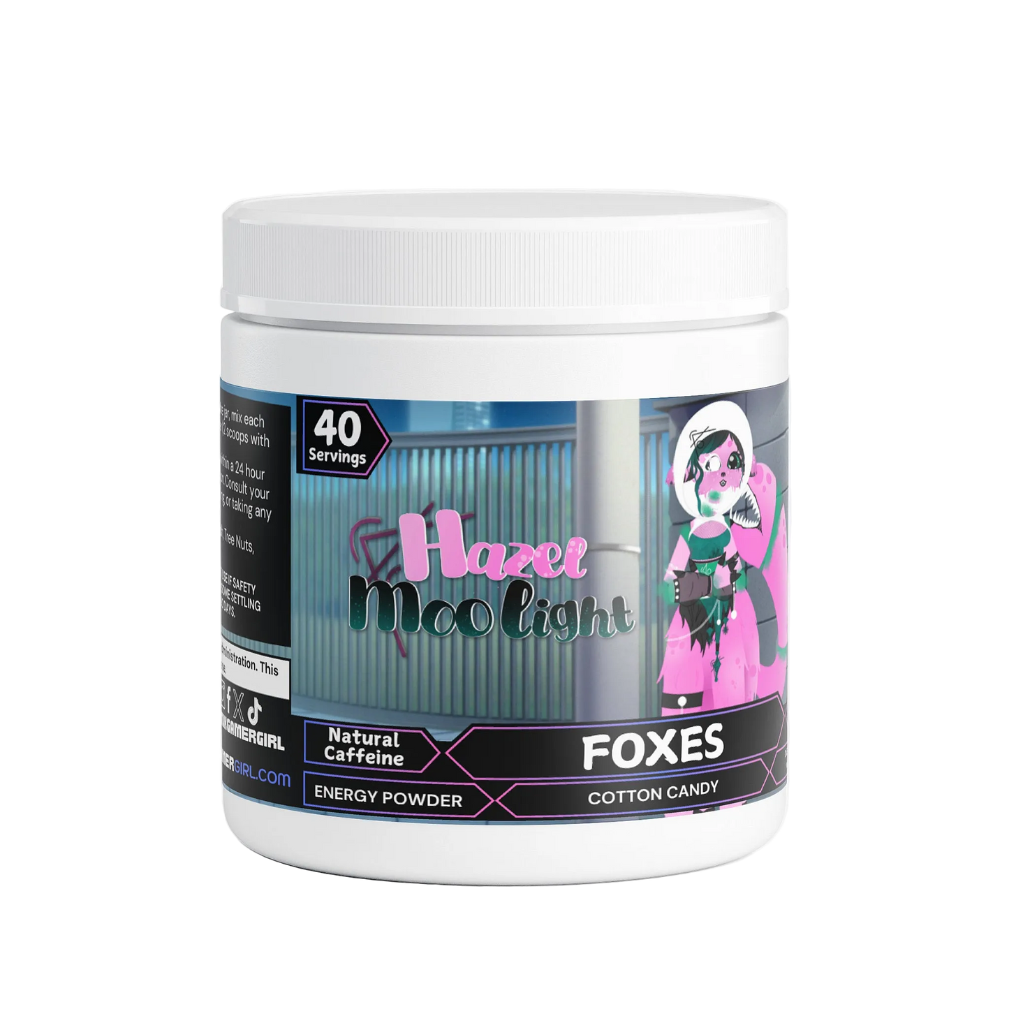 HazelMoolight - Foxes Energy Powder (Cotton Candy)