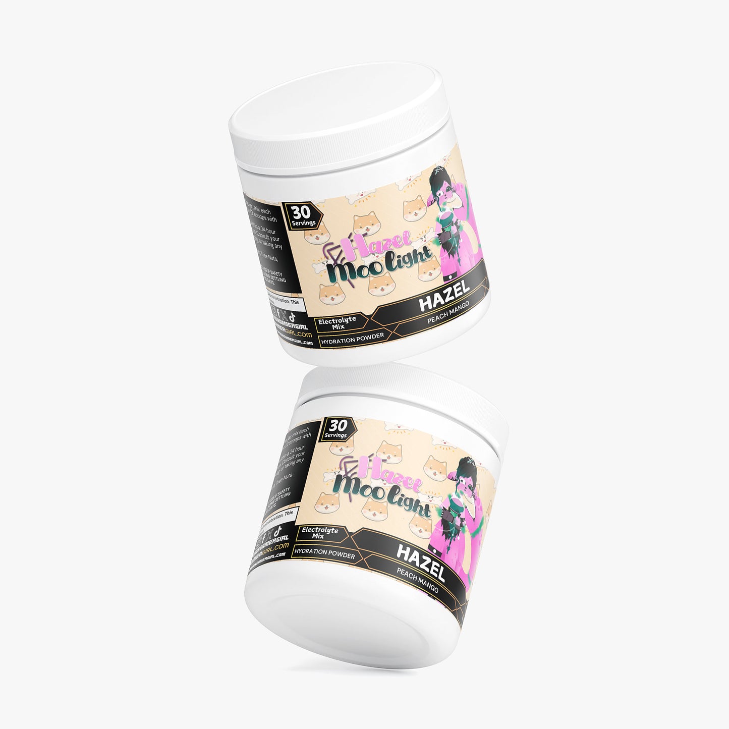 HazelMoolight - Hazel Hydration Powder (Peach Mango)