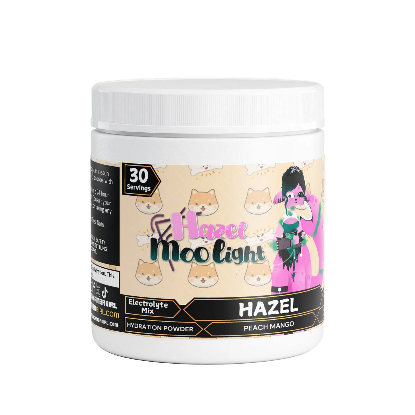 HazelMoolight - Hazel Hydration Powder (Peach Mango)