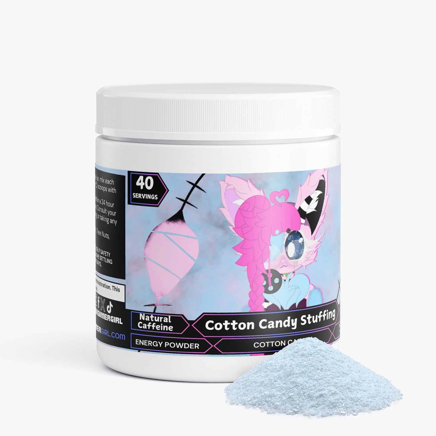 SiroLyite - Cotton Candy Stuffing Energy Powder (Cotton Candy)
