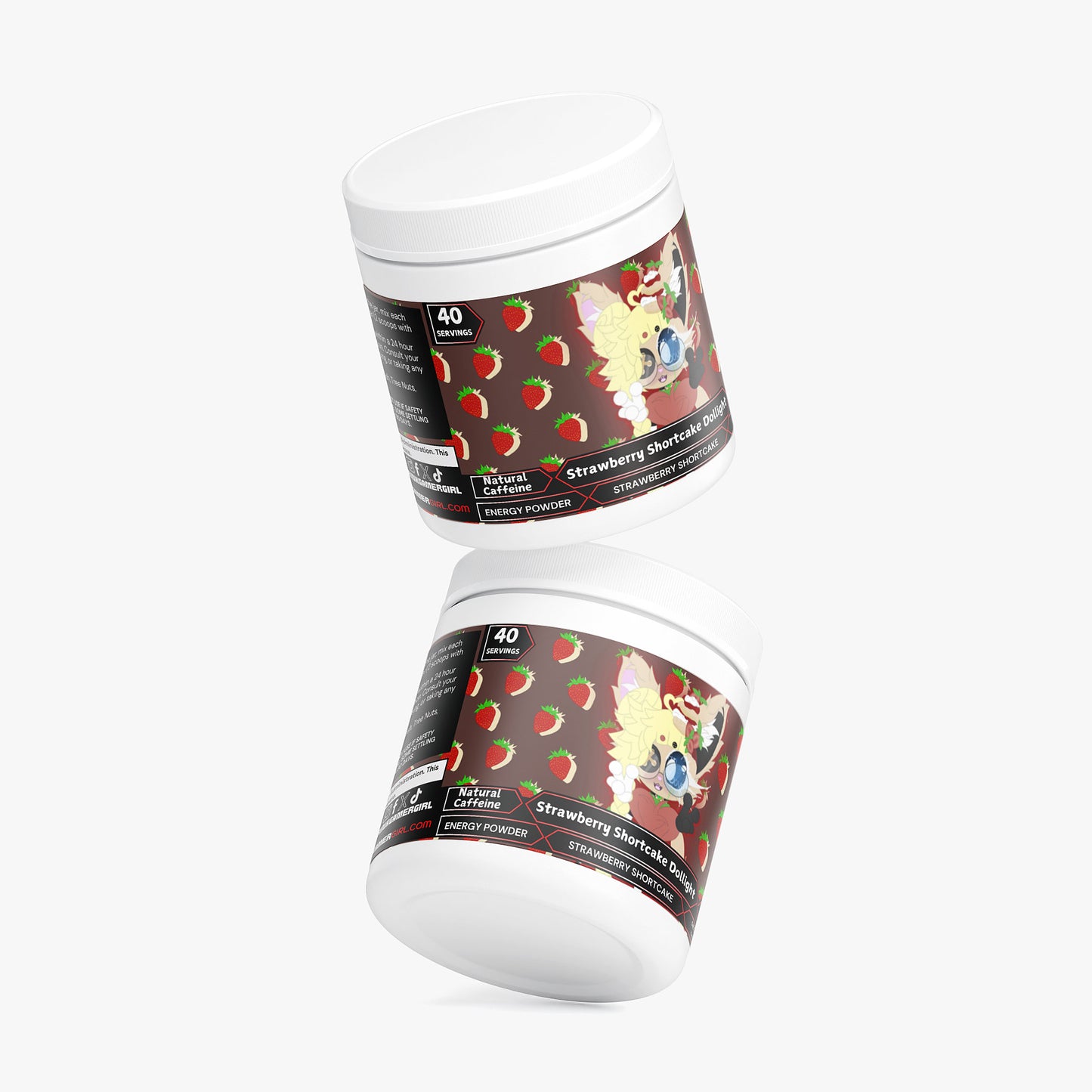 SiroLyite - Strawberry Shortcake Dollight Energy Powder (Strawberry Shortcake)