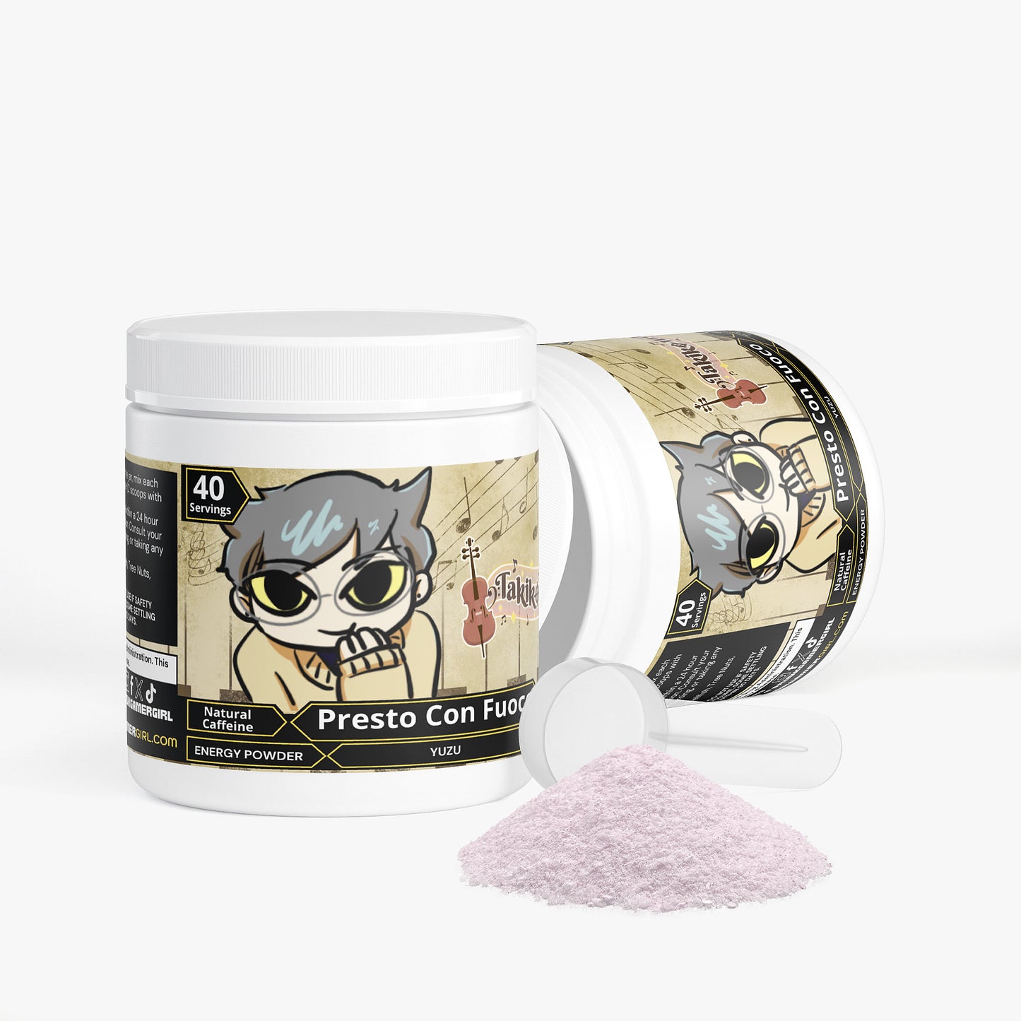 Takikomori - Presto Con Fuoco Energy Powder (Yuzu Flavor)