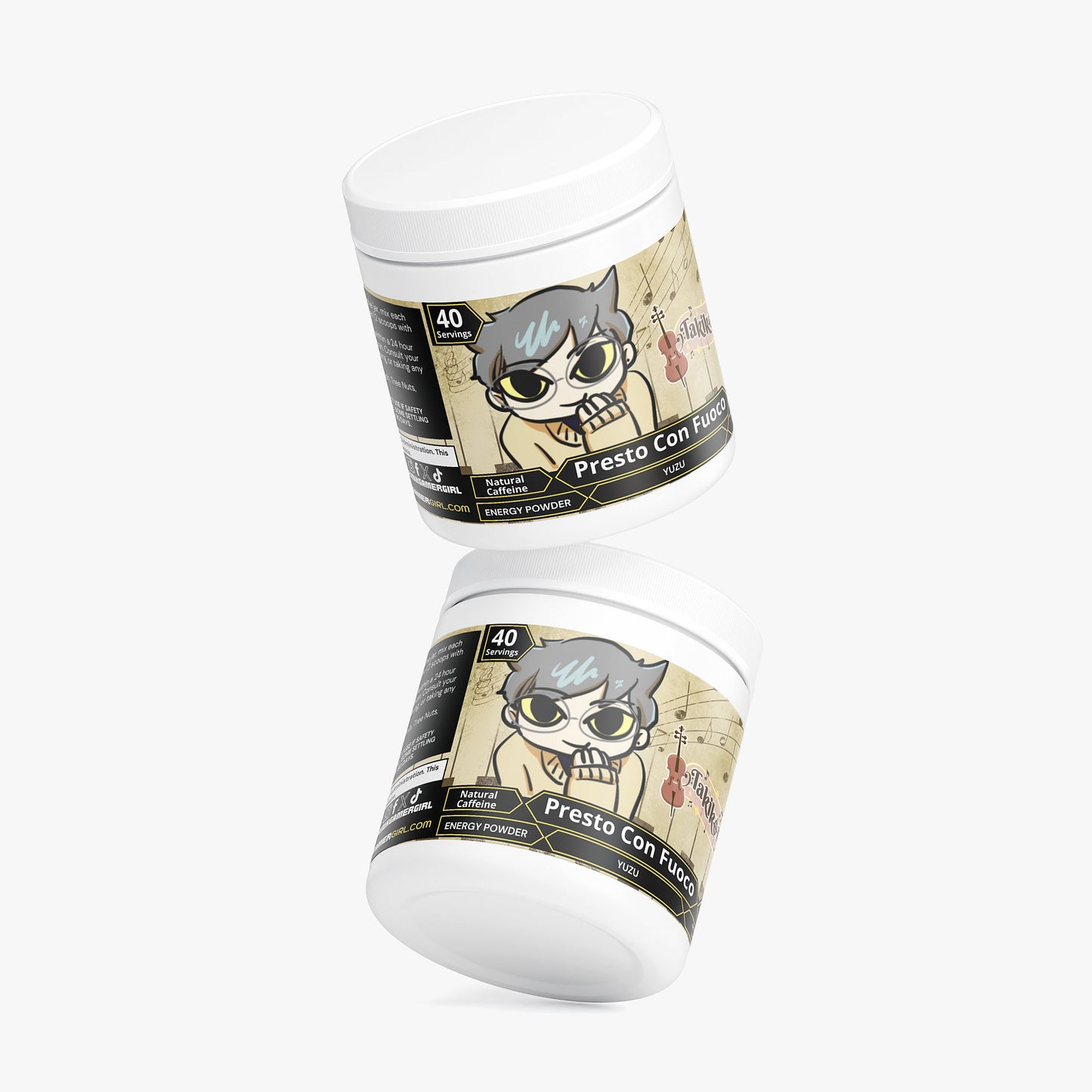 Takikomori - Presto Con Fuoco Energy Powder (Yuzu Flavor)