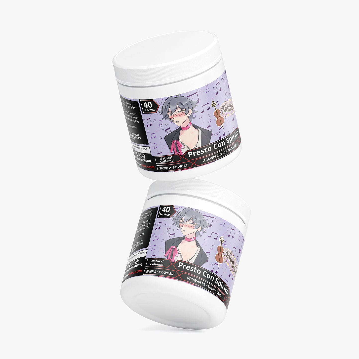 Takikomori - Presto Con Spirito Energy Powder (Strawberry Shortcake)