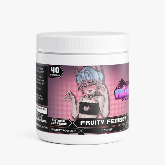 Firejemz - Fruity Femboy Energy Powder (Lychee Splash Energy)