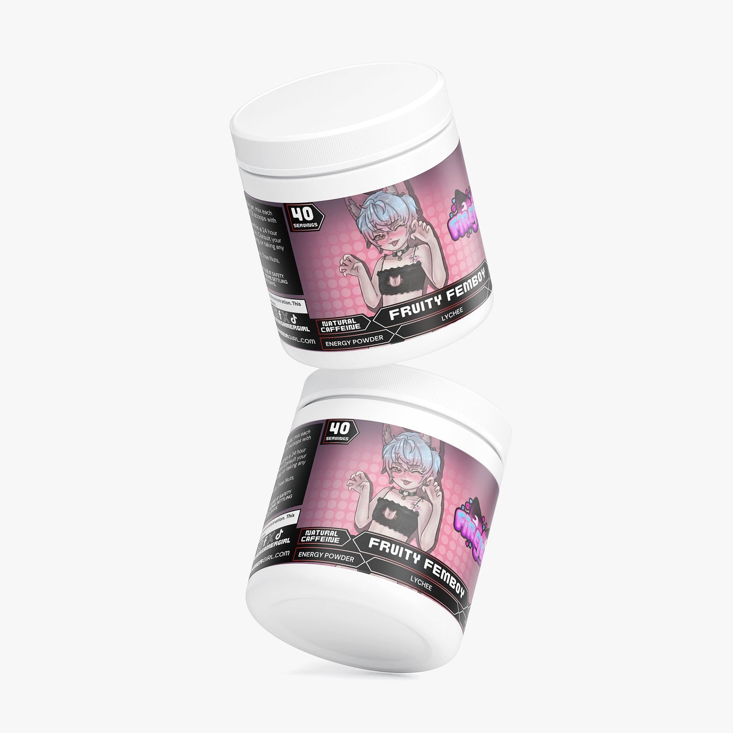 Firejemz - Fruity Femboy Energy Powder (Lychee Splash Energy)