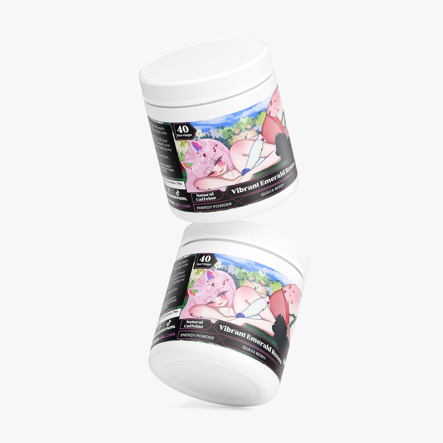 Shu Ivy Rose - Vibrant Emerald Roses Energy Powder (Guava Berry)