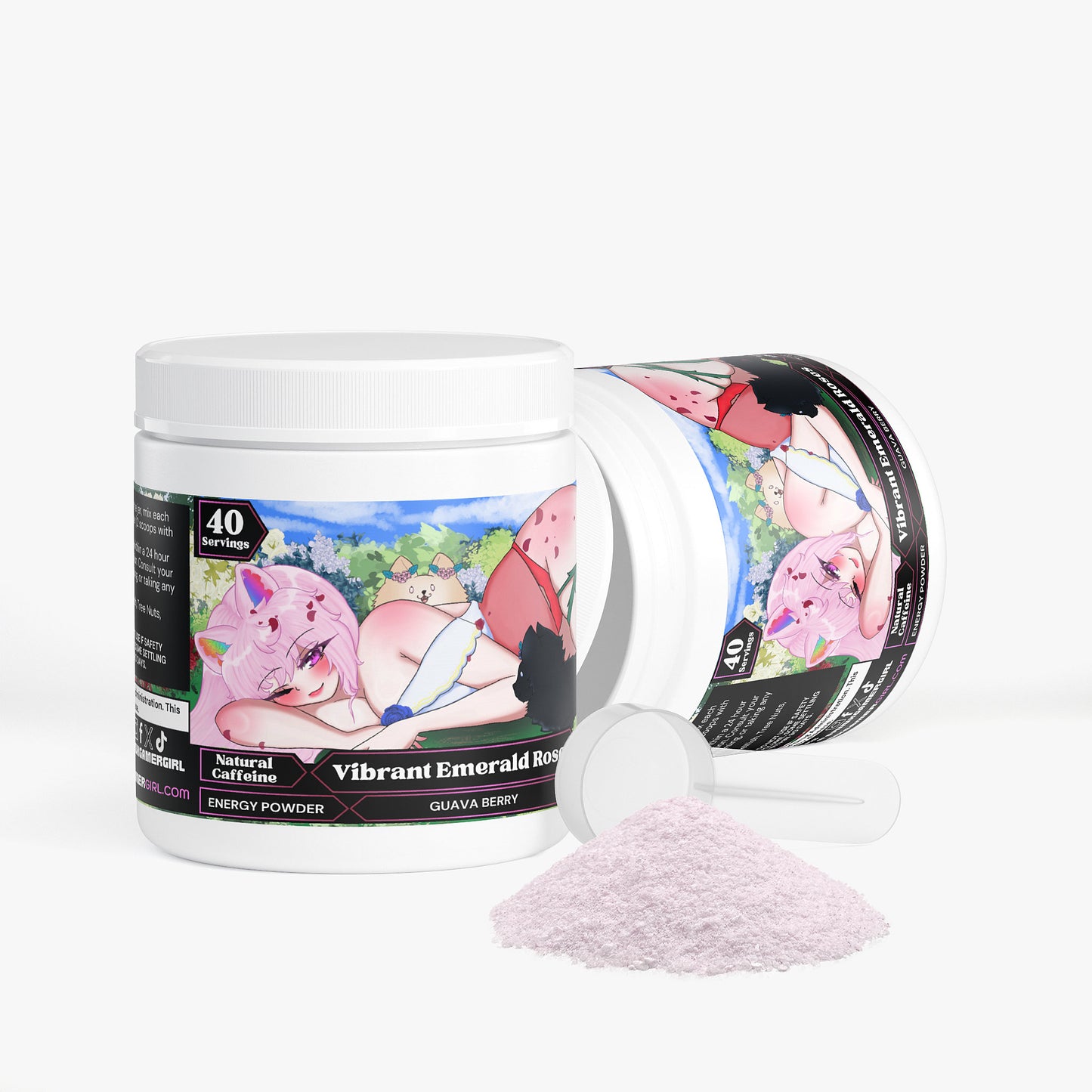 Shu Ivy Rose - Vibrant Emerald Roses Energy Powder (Guava Berry)
