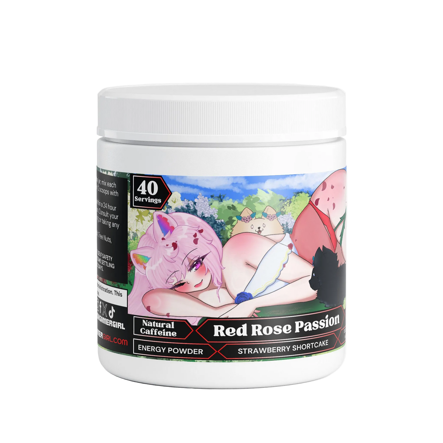 Shu Ivy Rose - Red Rose Passion Energy Powder (Strawberry Shortcake)