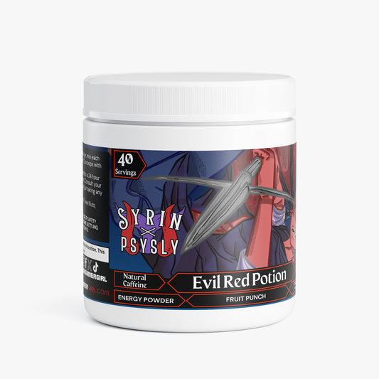 Syrin & PsySly -  Evil Red Potion Energy Powder (Fruit Punch)