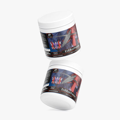 Syrin & PsySly -  Evil Red Potion Energy Powder (Fruit Punch)