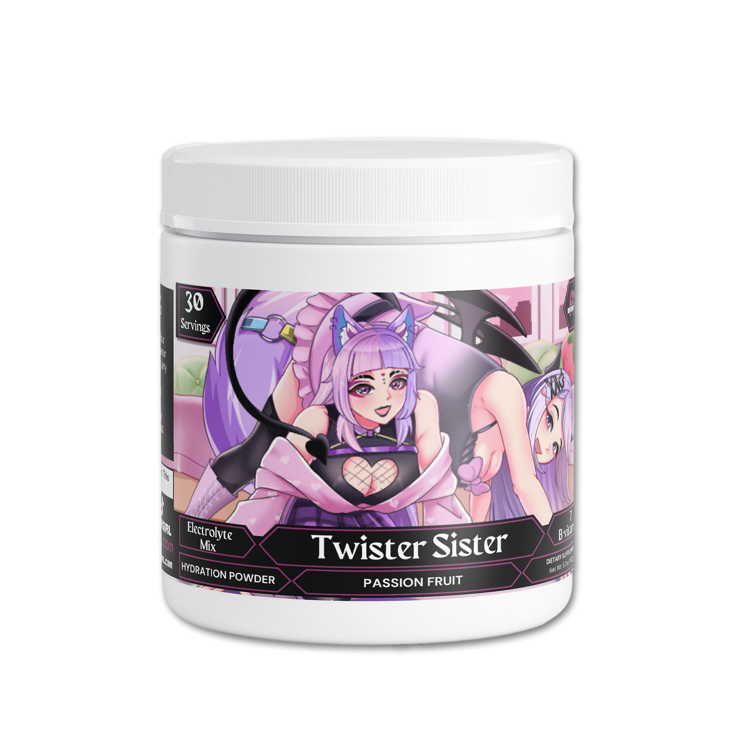 Vixxie Nocturne & DaniFangs - Twister Sister Hydration Powder (Passion Fruit)