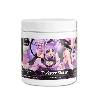 Vixxie Nocturne & DaniFangs - Twister Sister Hydration Powder (Passion Fruit)