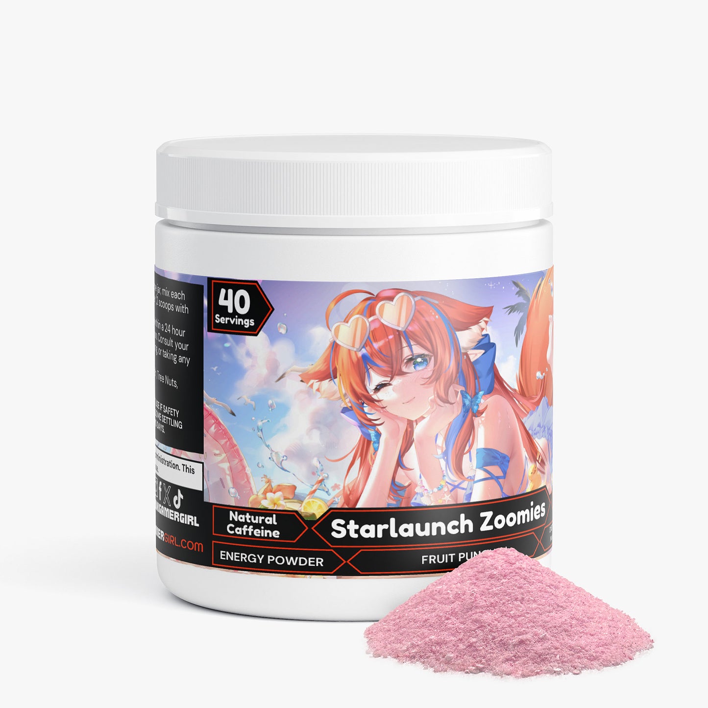 Starcat Tailchaser - Starlaunch Zoomies Energy Powder (Fruit Punch)
