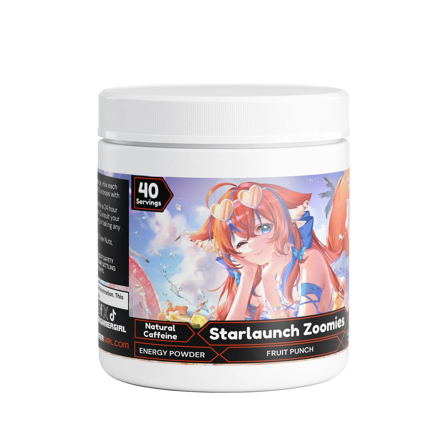 Starcat Tailchaser - Starlaunch Zoomies Energy Powder (Fruit Punch)