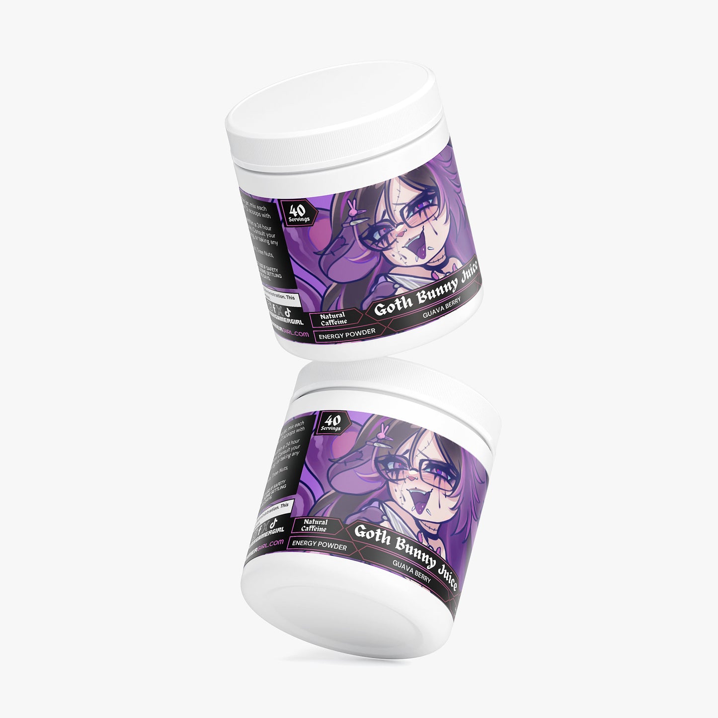 GothyBunz - Goth Bunny Juice Energy Powder (Guava Berry)
