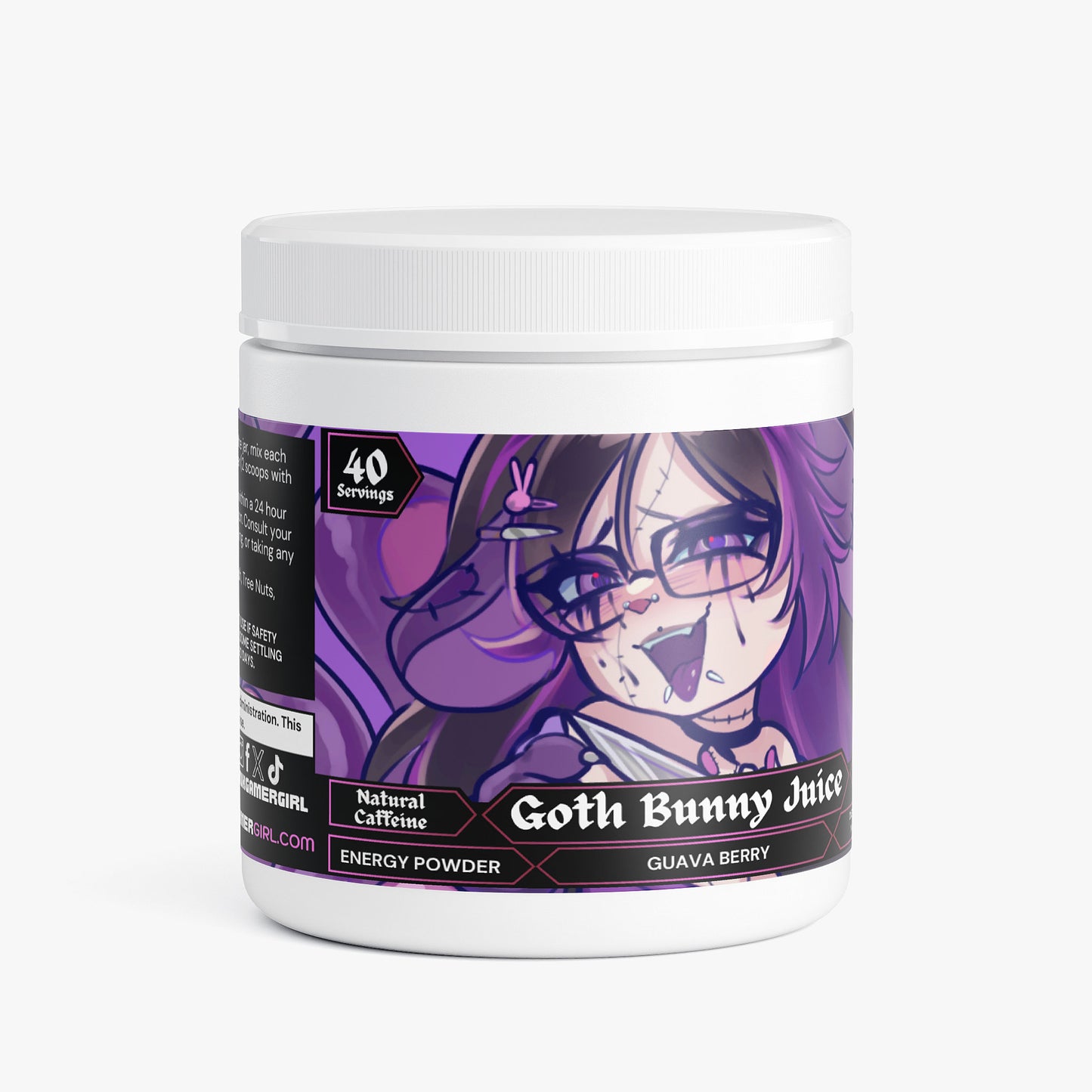 GothyBunz - Goth Bunny Juice Energy Powder (Guava Berry)