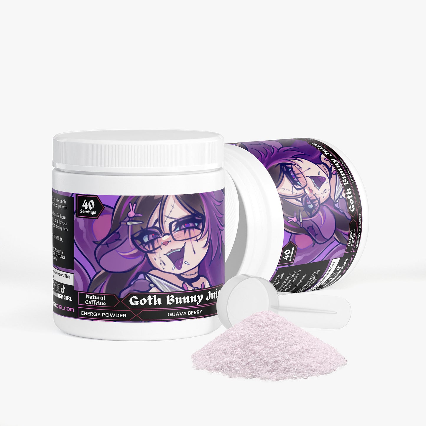 GothyBunz - Goth Bunny Juice Energy Powder (Guava Berry)