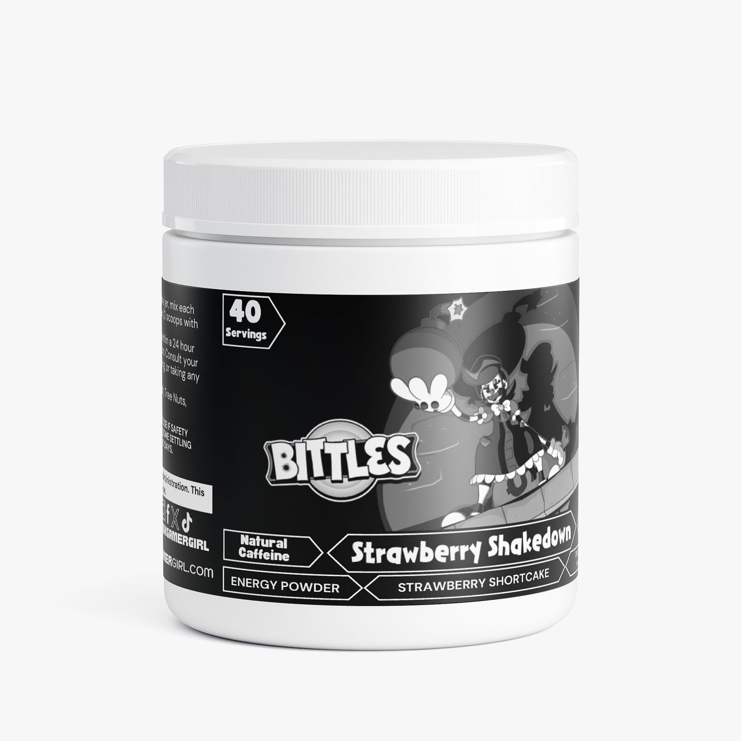 BittlesToon - Strawberry Shakedown Energy Powder (Strawberry Shortcake)