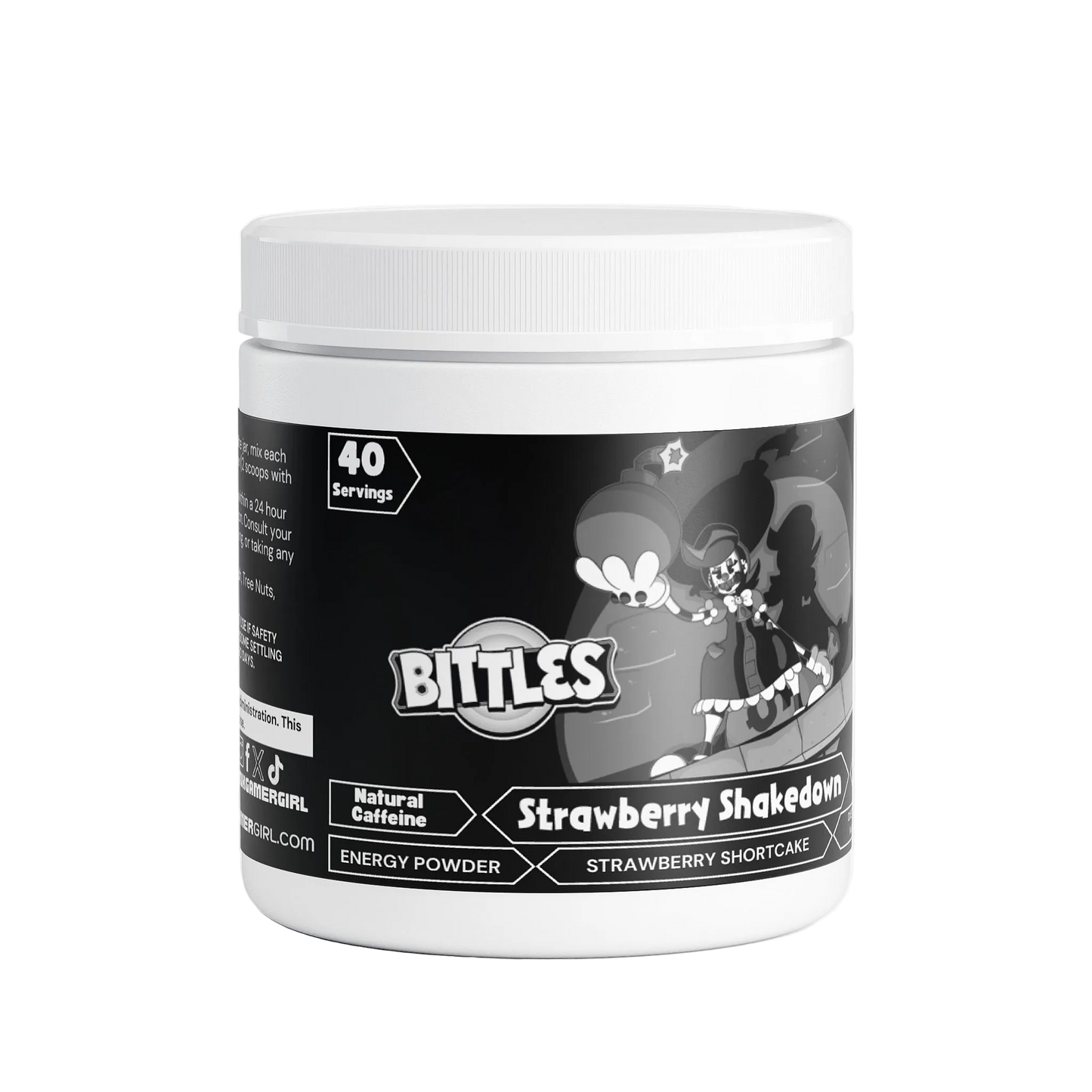 BittlesToon - Strawberry Shakedown Energy Powder (Strawberry Shortcake)