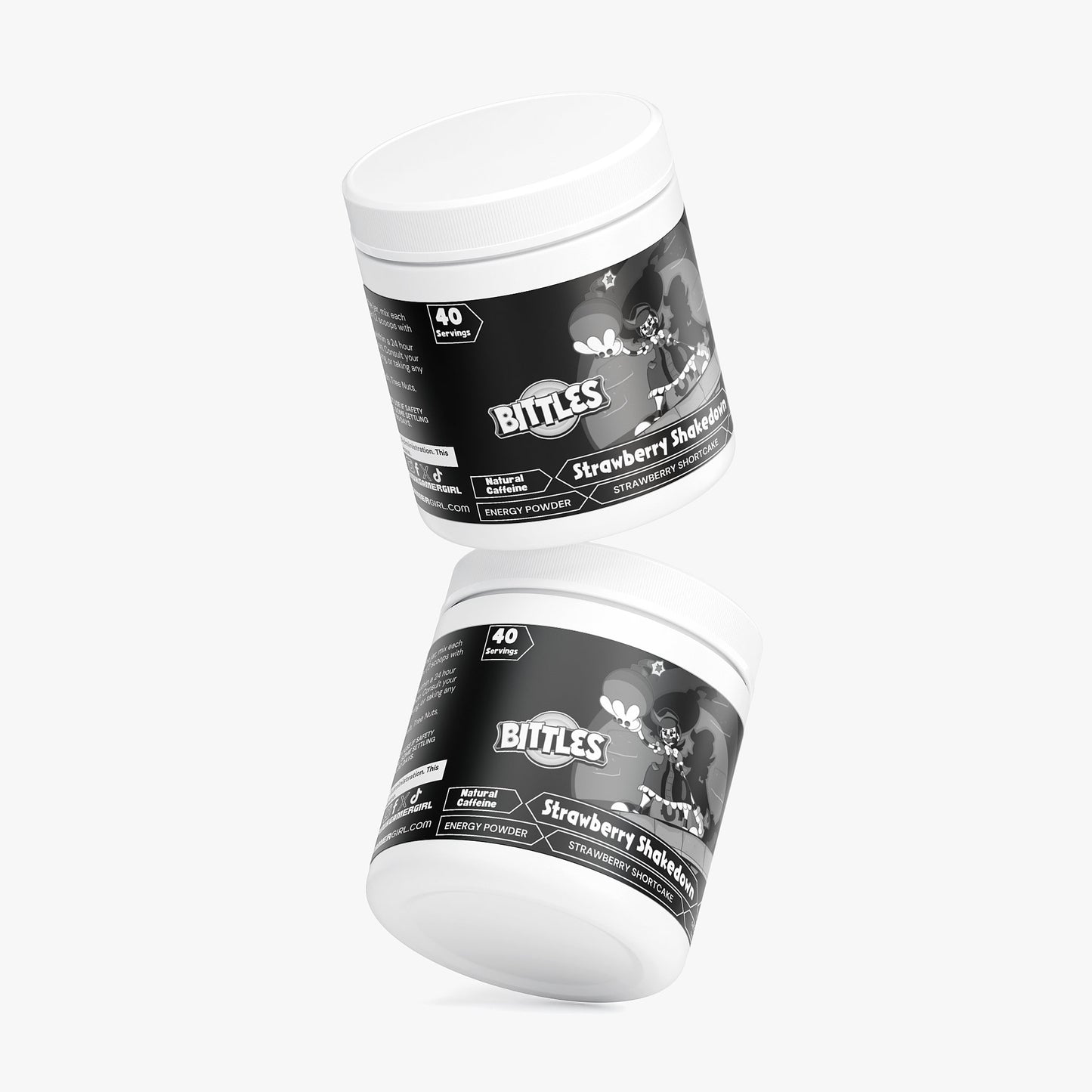 BittlesToon - Strawberry Shakedown Energy Powder (Strawberry Shortcake)
