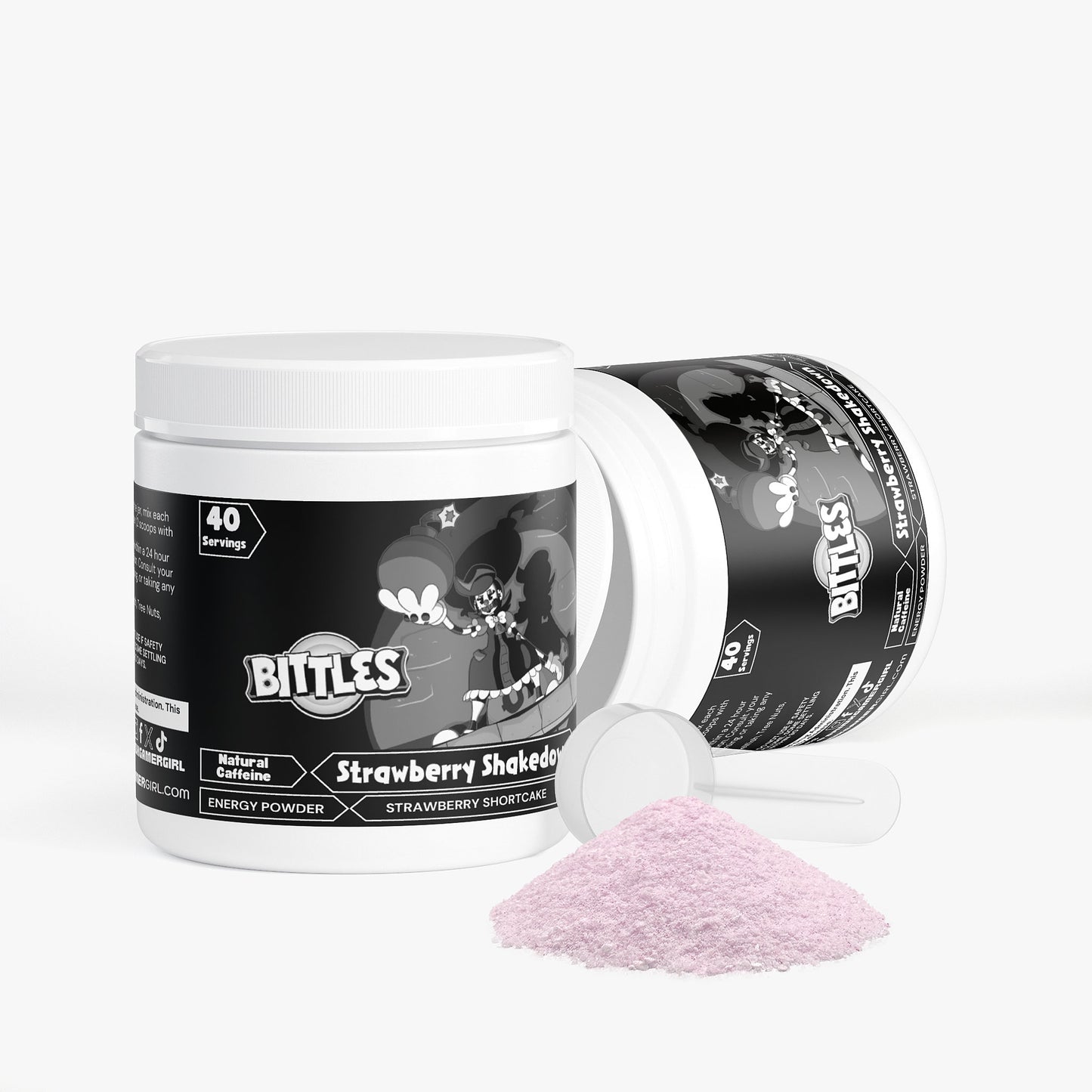BittlesToon - Strawberry Shakedown Energy Powder (Strawberry Shortcake)