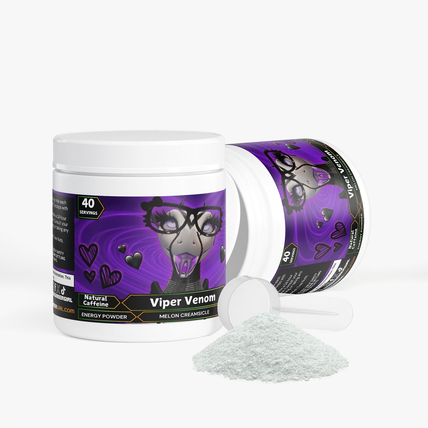 LivvyTheGhoul - Viper Venom Energy Powder (Melon Creamsicle)