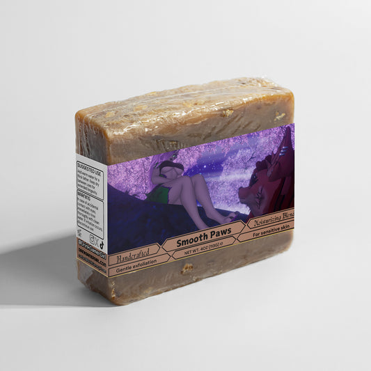 LuckyTheWolf - Smooth Paws Oat Milk Honey Soap