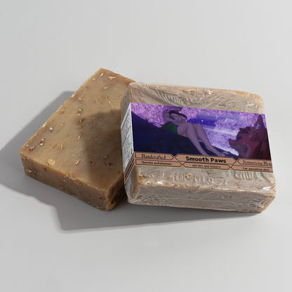 LuckyTheWolf - Smooth Paws Oat Milk Honey Soap