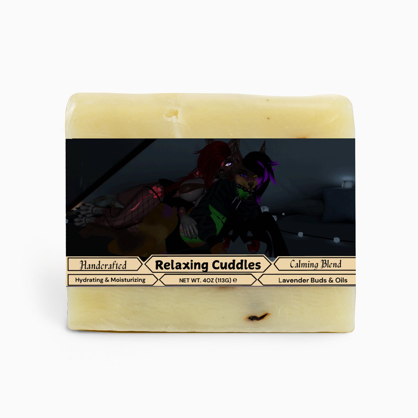 LuckyTheWolf - Relaxing Cuddles Calming Lavender Soap