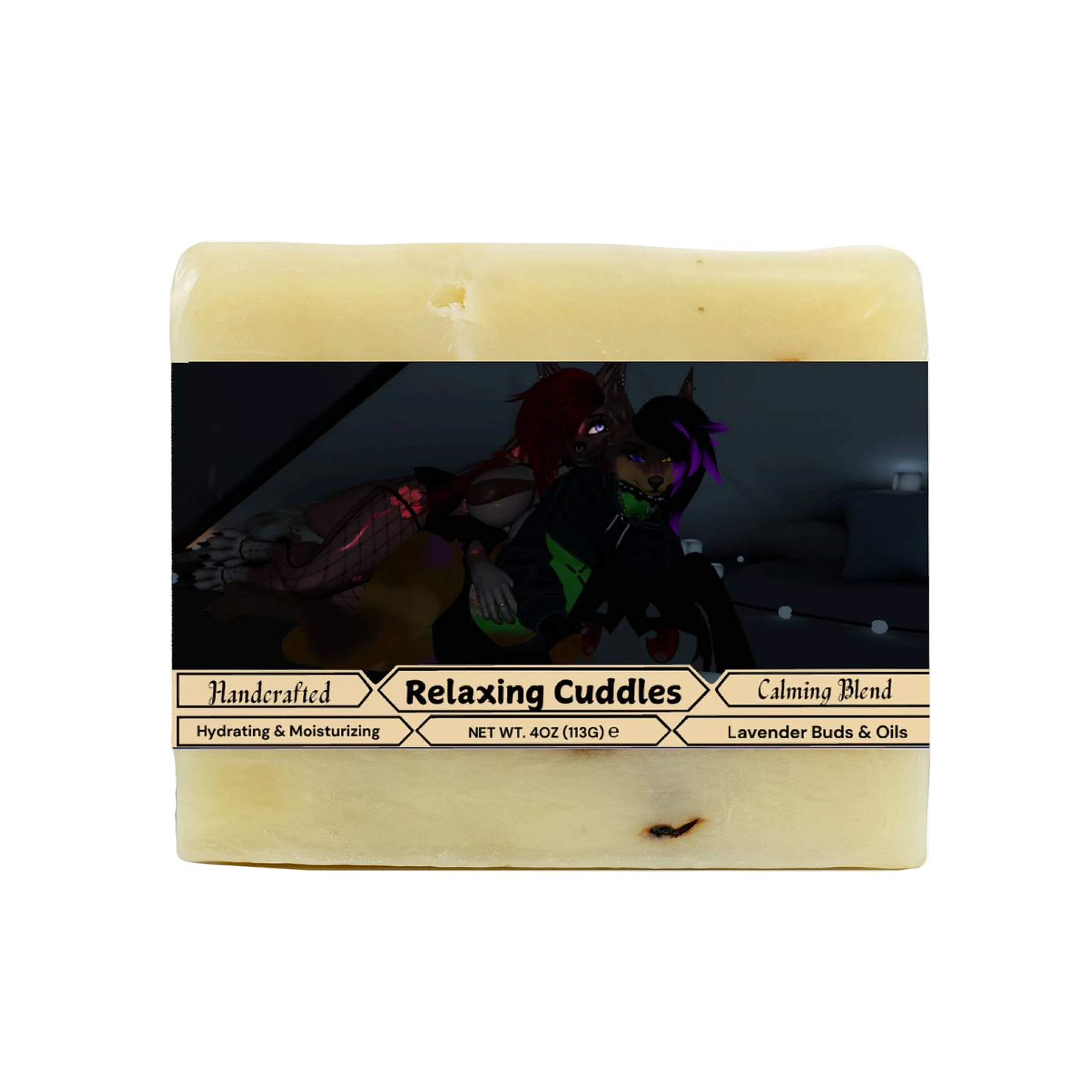 LuckyTheWolf - Relaxing Cuddles Calming Lavender Soap